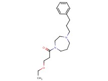 1-(3-ethoxypropanoyl)-4-(3-phenylpropyl)-1,4-diazepane