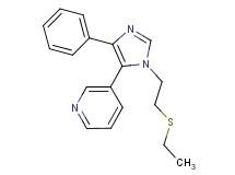 3-{1-[2-(ethylthio)ethyl]-4-phenyl-1H-imidazol-5-yl}pyridine