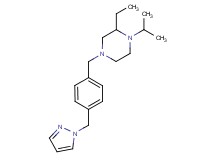 2-ethyl-1-isopropyl-4-[4-(1H-pyrazol-1-ylmethyl)benzyl]piperazine