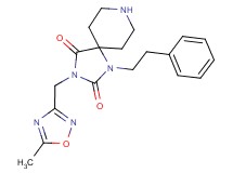 3-[(5-methyl-1,2,4-oxadiazol-3-yl)methyl]-1-(2-phenylethyl)-1,3,8-triazaspiro[4.5]decane-2,4-dione hydrochloride