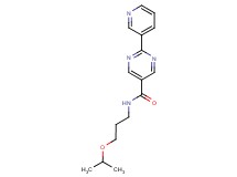N-(3-isopropoxypropyl)-2-pyridin-3-ylpyrimidine-5-carboxamide