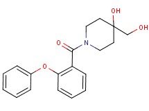 4-(hydroxymethyl)-1-(2-phenoxybenzoyl)piperidin-4-ol