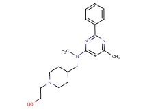 2-(4-{[methyl(6-methyl-2-phenylpyrimidin-4-yl)amino]methyl}piperidin-1-yl)ethanol