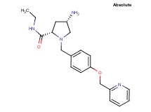 (4S)-4-amino-N-ethyl-1-[4-(pyridin-2-ylmethoxy)benzyl]-L-prolinamide