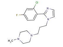 1-{3-[2-(2-chloro-4-fluorophenyl)-1H-imidazol-1-yl]propyl}-4-methylpiperazine