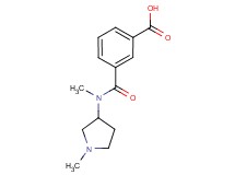 3-{[methyl(1-methylpyrrolidin-3-yl)amino]carbonyl}benzoic acid