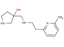 3-({[2-(6-methyl-2-pyridinyl)ethyl]amino}methyl)-3-pyrrolidinol dihydrochloride