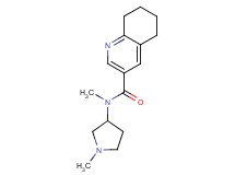 N-methyl-N-(1-methylpyrrolidin-3-yl)-5,6,7,8-tetrahydroquinoline-3-carboxamide