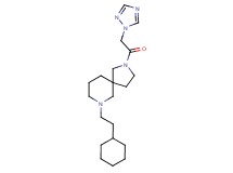 7-(2-cyclohexylethyl)-2-(1H-1,2,4-triazol-1-ylacetyl)-2,7-diazaspiro[4.5]decane