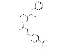 1-[4-(2-{3-[benzyl(methyl)amino]-1-piperidinyl}-2-oxoethoxy)phenyl]ethanone