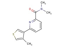 N,N-dimethyl-6-(4-methyl-3-thienyl)pyridine-2-carboxamide