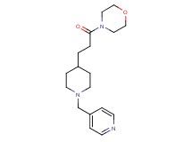 4-{3-[1-(4-pyridinylmethyl)-4-piperidinyl]propanoyl}morpholine