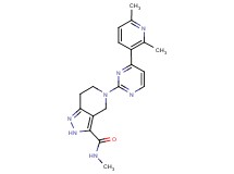 5-[4-(2,6-dimethylpyridin-3-yl)pyrimidin-2-yl]-N-methyl-4,5,6,7-tetrahydro-2H-pyrazolo[4,3-c]pyridine-3-carboxamide