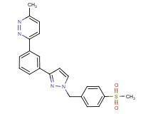 3-methyl-6-(3-{1-[4-(methylsulfonyl)benzyl]-1H-pyrazol-3-yl}phenyl)pyridazine