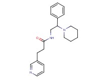 N-(2-phenyl-2-piperidin-1-ylethyl)-3-pyridin-3-ylpropanamide