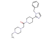 1-{2-[4-(1-benzyl-1H-imidazol-2-yl)piperidin-1-yl]-2-oxoethyl}-4-ethylpiperazine