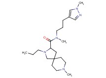 N,8-dimethyl-N-[3-(1-methyl-1H-pyrazol-4-yl)propyl]-2-propyl-2,8-diazaspiro[4.5]decane-3-carboxamide