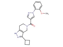 3-cyclobutyl-5-{[1-(2-methoxyphenyl)-1H-pyrazol-4-yl]carbonyl}-4,5,6,7-tetrahydro-1H-pyrazolo[4,3-c]pyridine