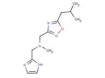 (1H-imidazol-2-ylmethyl)[(5-isobutyl-1,2,4-oxadiazol-3-yl)methyl]methylamine