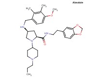 (4S)-N-[2-(1,3-benzodioxol-5-yl)ethyl]-4-[(4-methoxy-2,3-dimethylbenzyl)amino]-1-(1-propyl-4-piperidinyl)-L-prolinamide