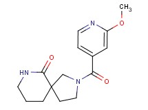 2-(2-methoxyisonicotinoyl)-2,7-diazaspiro[4.5]decan-6-one
