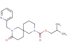 isobutyl 9-oxo-8-(2-pyridinylmethyl)-2,8-diazaspiro[5.5]undecane-2-carboxylate