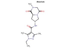1-ethyl-3,5-dimethyl-N-[(7R,8aS)-2-methyl-1,4-dioxooctahydropyrrolo[1,2-a]pyrazin-7-yl]-1H-pyrazole-4-carboxamide