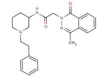 2-(4-methyl-1-oxo-2(1H)-phthalazinyl)-N-[1-(2-phenylethyl)-3-piperidinyl]acetamide