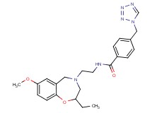 N-[2-(2-ethyl-7-methoxy-2,3-dihydro-1,4-benzoxazepin-4(5H)-yl)ethyl]-4-(1H-tetrazol-1-ylmethyl)benzamide