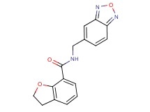 N-(2,1,3-benzoxadiazol-5-ylmethyl)-2,3-dihydro-1-benzofuran-7-carboxamide