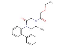 1-(2-biphenylyl)-4-(ethoxyacetyl)-5-methyl-2-piperazinone