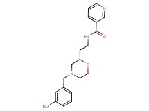 N-{2-[4-(3-hydroxybenzyl)morpholin-2-yl]ethyl}nicotinamide