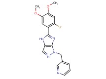 5-(2-fluoro-4,5-dimethoxyphenyl)-1-(pyridin-3-ylmethyl)-1,4-dihydroimidazo[4,5-c]pyrazole