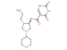 2,4-dioxo-N-[rel-(3R,4S)-4-propyl-1-(tetrahydro-2H-pyran-4-yl)-3-pyrrolidinyl]-1,2,3,4-tetrahydro-5-pyrimidinecarboxamide hydrochloride