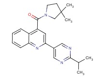 4-[(3,3-dimethylpyrrolidin-1-yl)carbonyl]-2-(2-isopropylpyrimidin-5-yl)quinoline