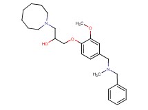 1-(1-azocanyl)-3-(4-{[benzyl(methyl)amino]methyl}-2-methoxyphenoxy)-2-propanol