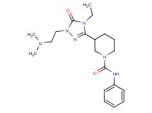 3-{1-[2-(dimethylamino)ethyl]-4-ethyl-5-oxo-4,5-dihydro-1H-1,2,4-triazol-3-yl}-N-phenylpiperidine-1-carboxamide