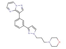 3-(3-{1-[3-(4-morpholinyl)propyl]-1H-pyrazol-3-yl}phenyl)pyrazolo[1,5-a]pyrimidine