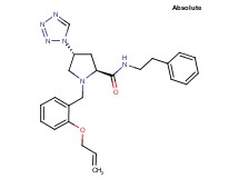 (4R)-1-[2-(allyloxy)benzyl]-N-(2-phenylethyl)-4-(1H-tetrazol-1-yl)-L-prolinamide