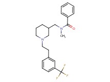 N-methyl-N-[(1-{2-[3-(trifluoromethyl)phenyl]ethyl}-3-piperidinyl)methyl]benzamide