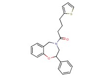 2-phenyl-4-[4-(2-thienyl)butanoyl]-2,3,4,5-tetrahydro-1,4-benzoxazepine