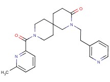 9-[(6-methylpyridin-2-yl)carbonyl]-2-(2-pyridin-3-ylethyl)-2,9-diazaspiro[5.5]undecan-3-one