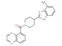5-{[4-(4-methyl-1H-benzimidazol-2-yl)-1-piperidinyl]carbonyl}quinoxaline