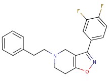 3-(3,4-difluorophenyl)-5-(2-phenylethyl)-4,5,6,7-tetrahydroisoxazolo[4,5-c]pyridine