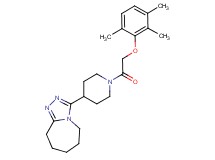 3-{1-[(2,3,6-trimethylphenoxy)acetyl]piperidin-4-yl}-6,7,8,9-tetrahydro-5H-[1,2,4]triazolo[4,3-a]azepine