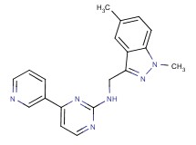 N-[(1,5-dimethyl-1H-indazol-3-yl)methyl]-4-(3-pyridinyl)-2-pyrimidinamine