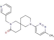 8-(6-methyl-3-pyridazinyl)-2-(3-pyridinylmethyl)-2,8-diazaspiro[5.5]undecan-3-one