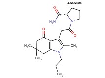 1-[(2,6,6-trimethyl-4-oxo-1-propyl-4,5,6,7-tetrahydro-1H-indol-3-yl)acetyl]-L-prolinamide