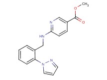 methyl 6-{[2-(1H-pyrazol-1-yl)benzyl]amino}nicotinate