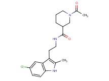 1-acetyl-N-[2-(5-chloro-2-methyl-1H-indol-3-yl)ethyl]-3-piperidinecarboxamide